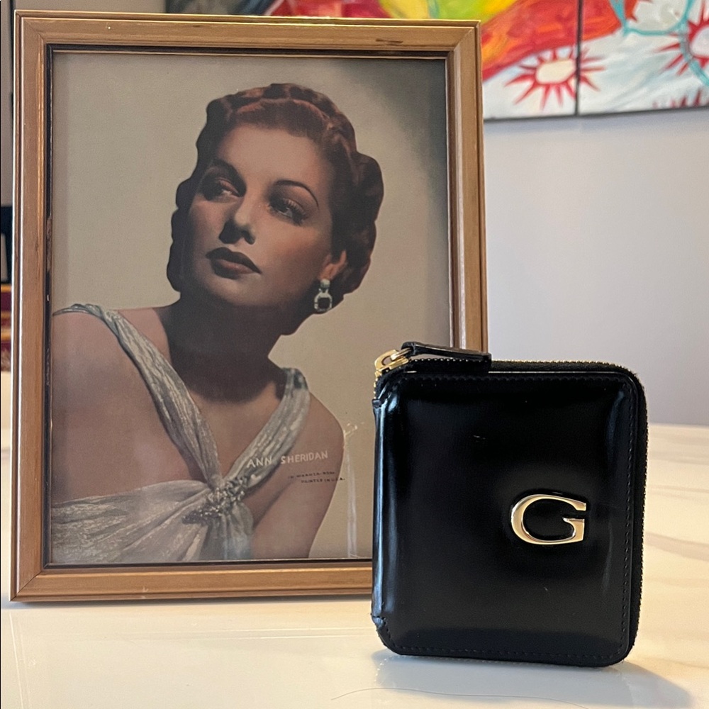 Vintage Gucci Black Leather Wallet